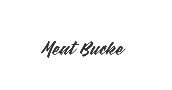 Meat Buckets font thumb